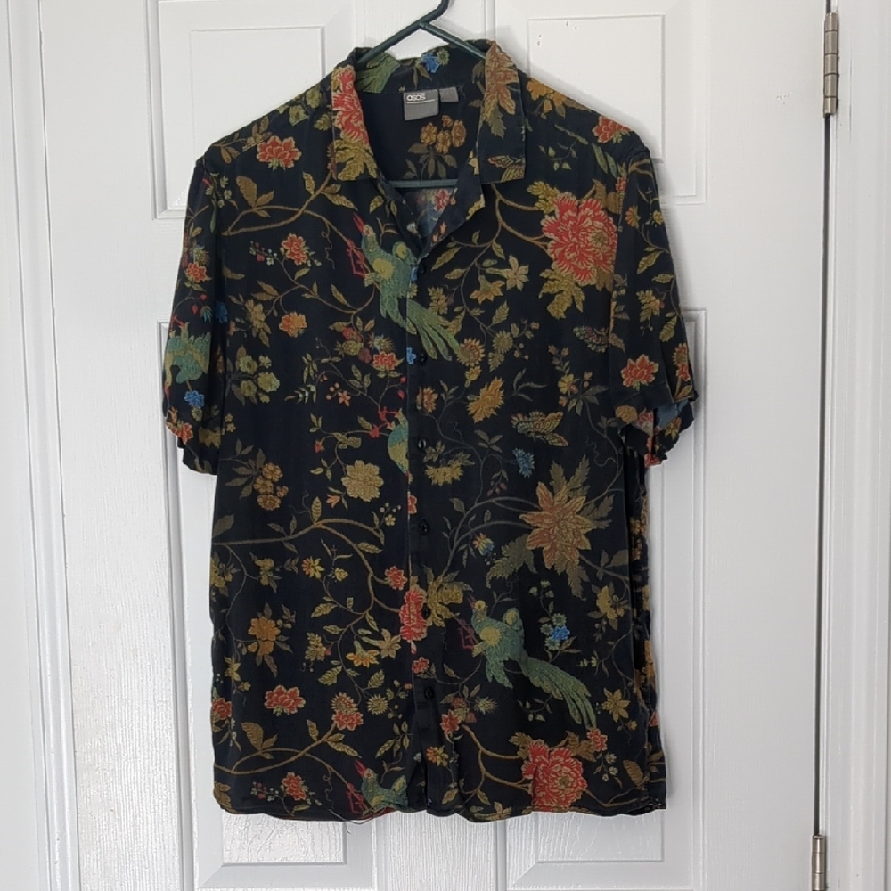 Floral Button-Up Shirt